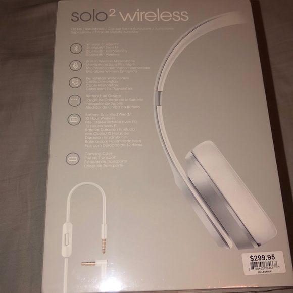 Beatssolo wireless headphones —never opened - Picture 2 of 2